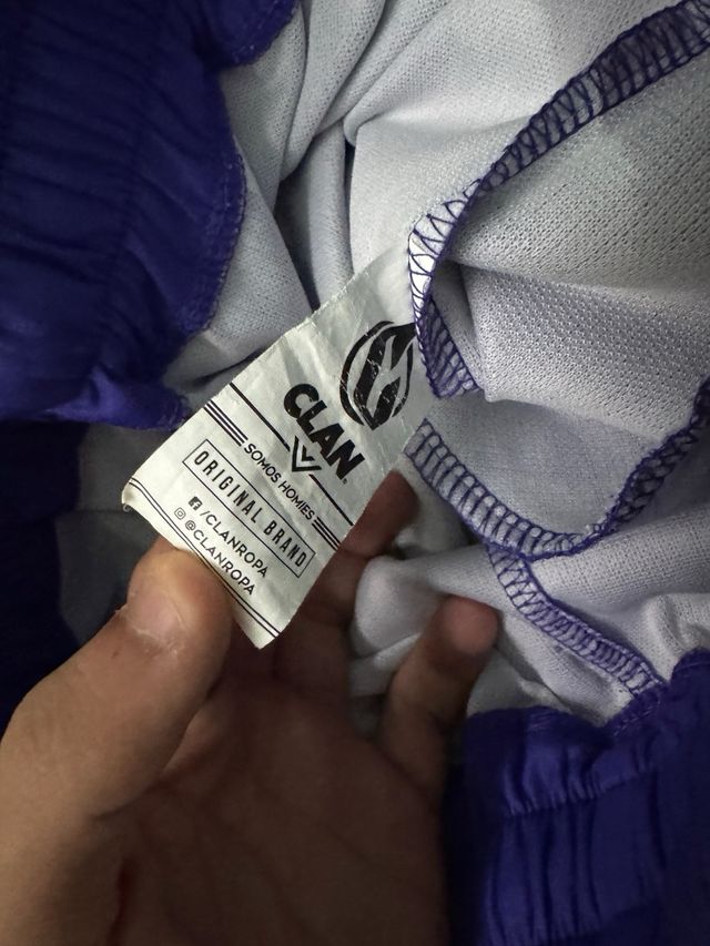 Pantalón corto Clan Repr. Azul y Blanco