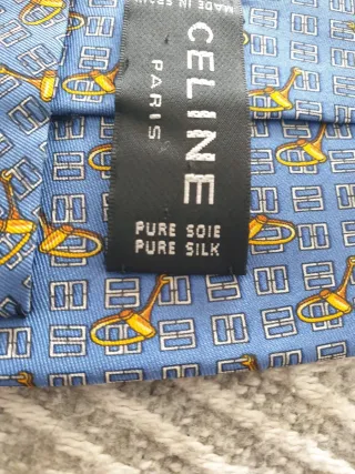 Corbata Celine Seda Natural