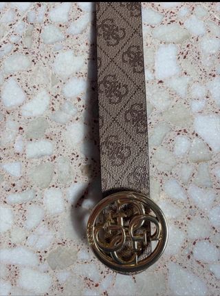 Cinturón Guess Reversible Marrón y Dorado