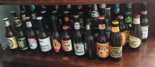 Collezione 185 bottiglie birra vuote