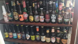 Collezione 185 bottiglie birra vuote