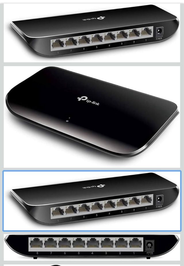 Switch TP-Link 8 Puertos Negro
