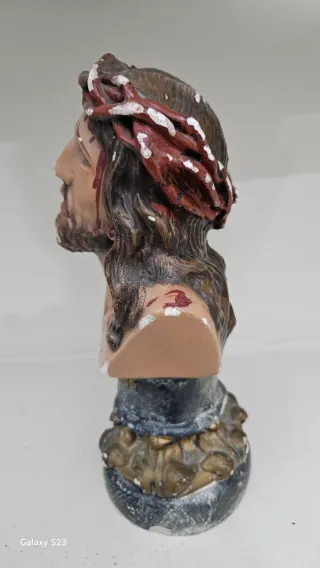 Statua antica religiosa Gesù Cristo anni '30