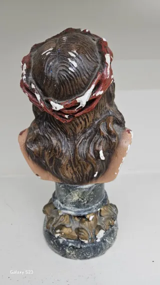 Statua antica religiosa Gesù Cristo anni '30