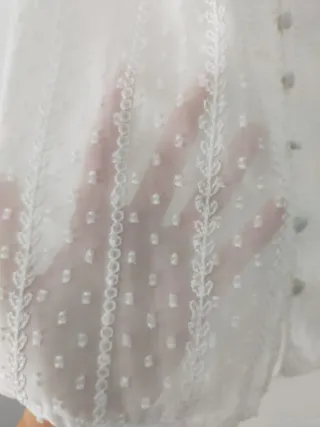 Blusa Zara mangas abullonadas