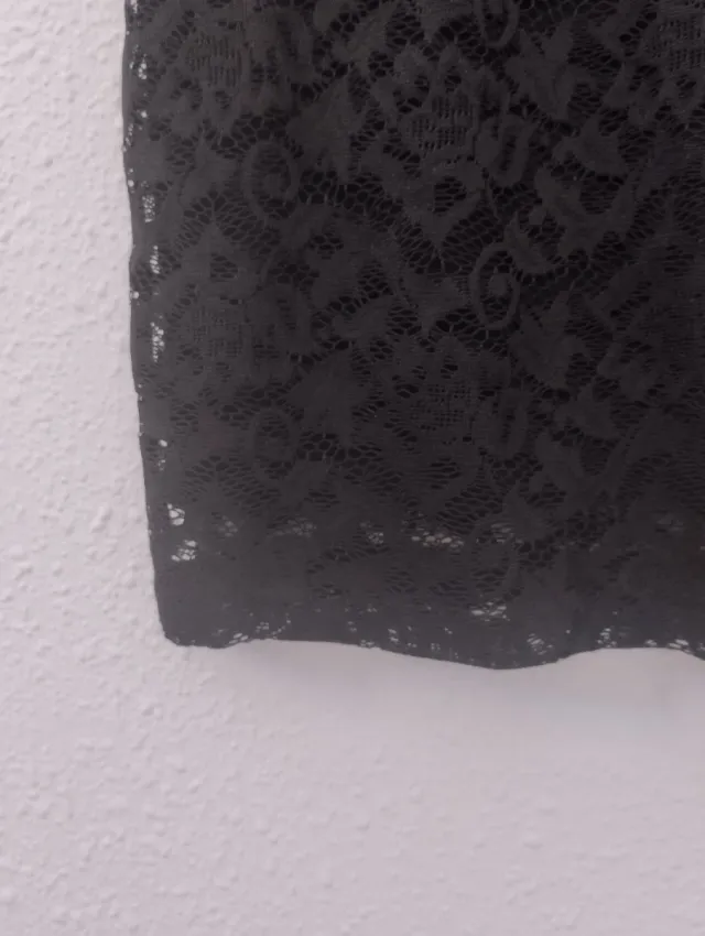 Vestido encaje negro Pull&Bear