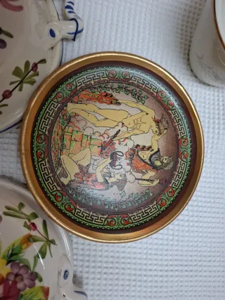 Antigüedades artesanía floral