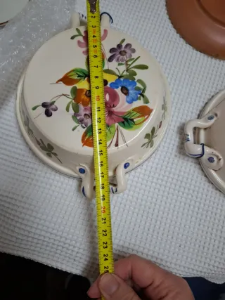 Antigüedades artesanía floral