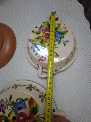 Antigüedades artesanía floral