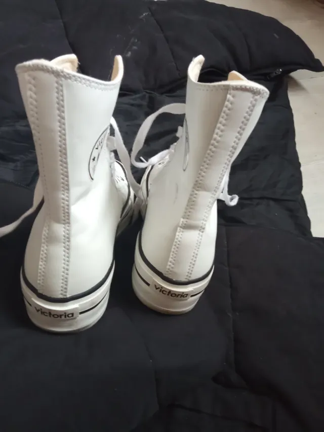 Victoria Zapatillas Blancas Altas