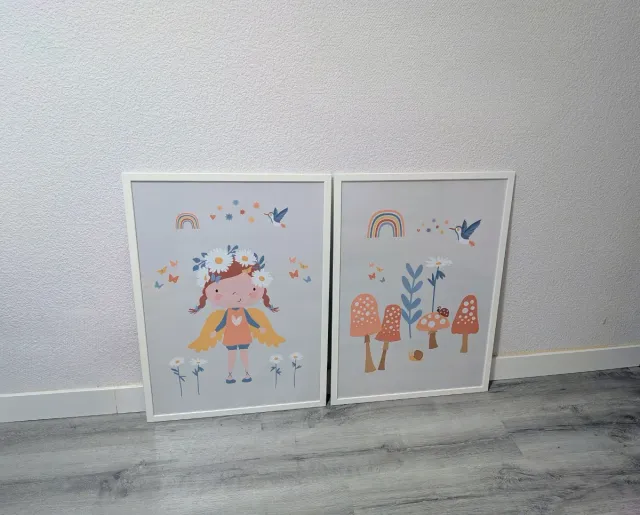 2 Cuadros Infantiles Decorativos