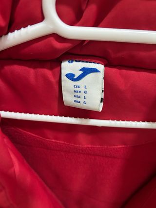 Chaquetón Joma Deportivo Rojo
