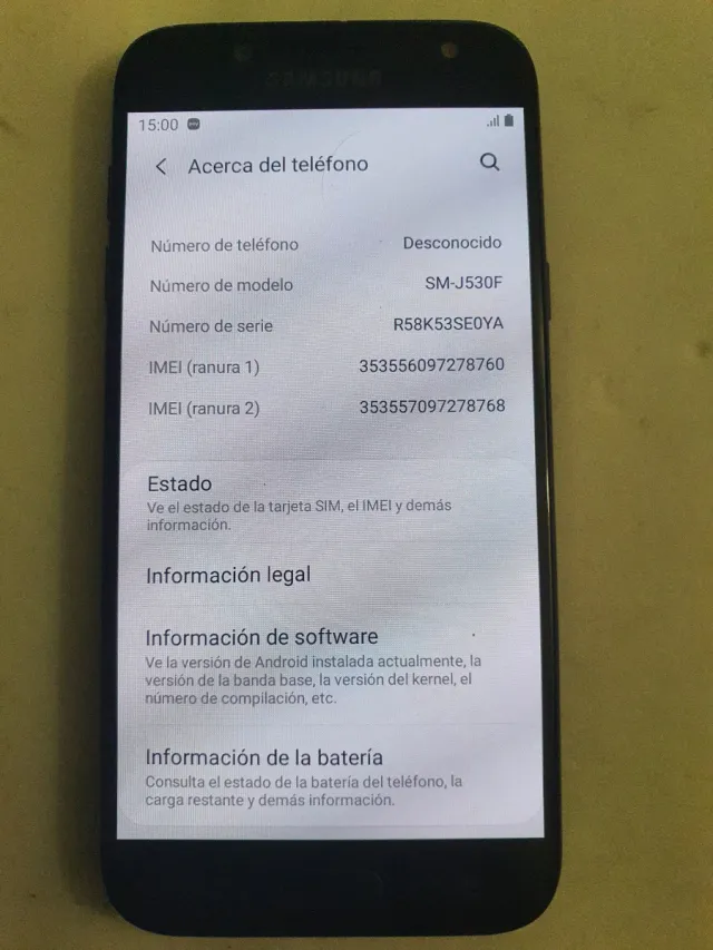 Samsung Galaxy J5 Negro