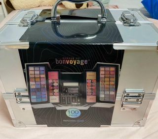 Maletín Maquillaje Grande Plata