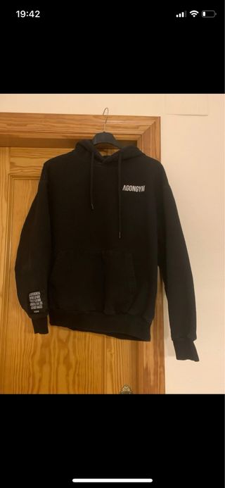 Sudadera con capucha AGONGYM negra