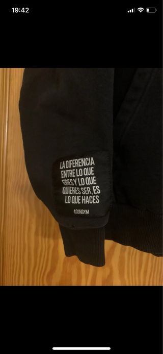 Sudadera con capucha AGONGYM negra