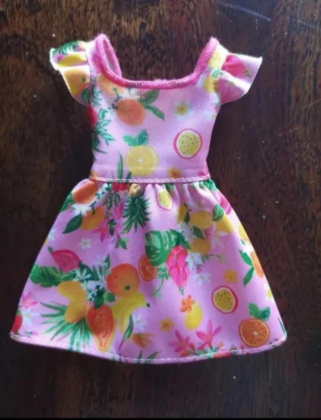Vestido Barbie Frutas Tropicales