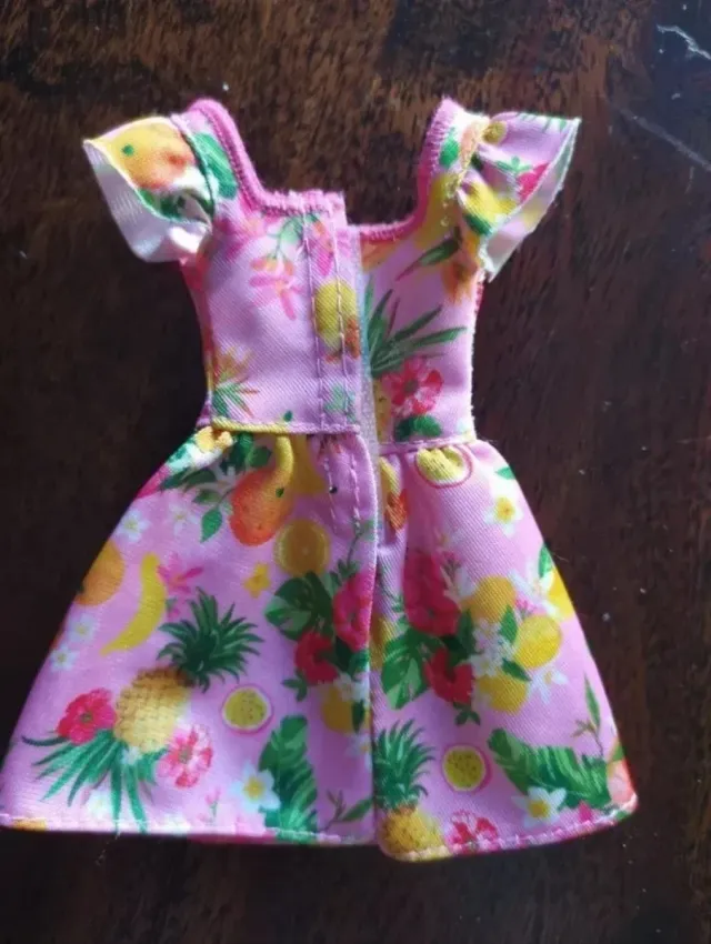 Vestido Barbie Frutas Tropicales
