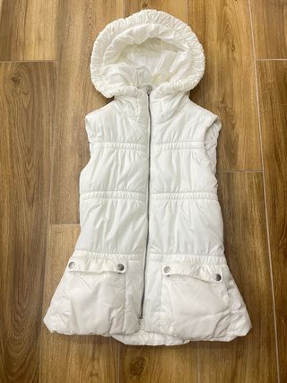 Gilet con cappuccio Piazza Italia bianco