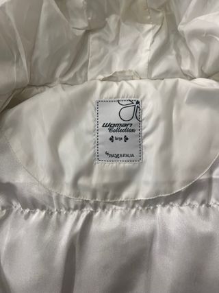 Gilet con cappuccio Piazza Italia bianco