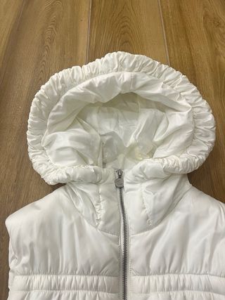 Gilet con cappuccio Piazza Italia bianco