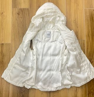 Gilet con cappuccio Piazza Italia bianco