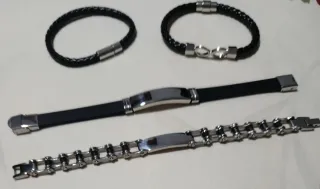 Lote 4 Pulseras Hombr.e