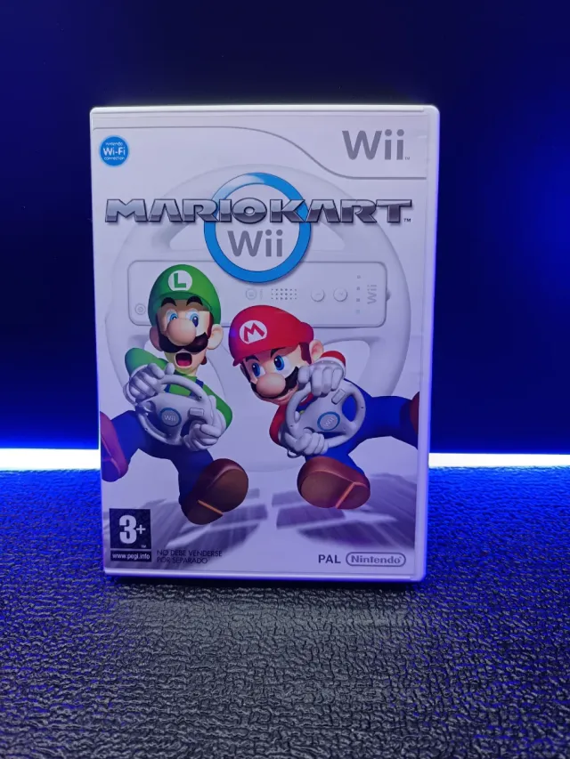 Mario Kart Wii + Volante Original Nintendo