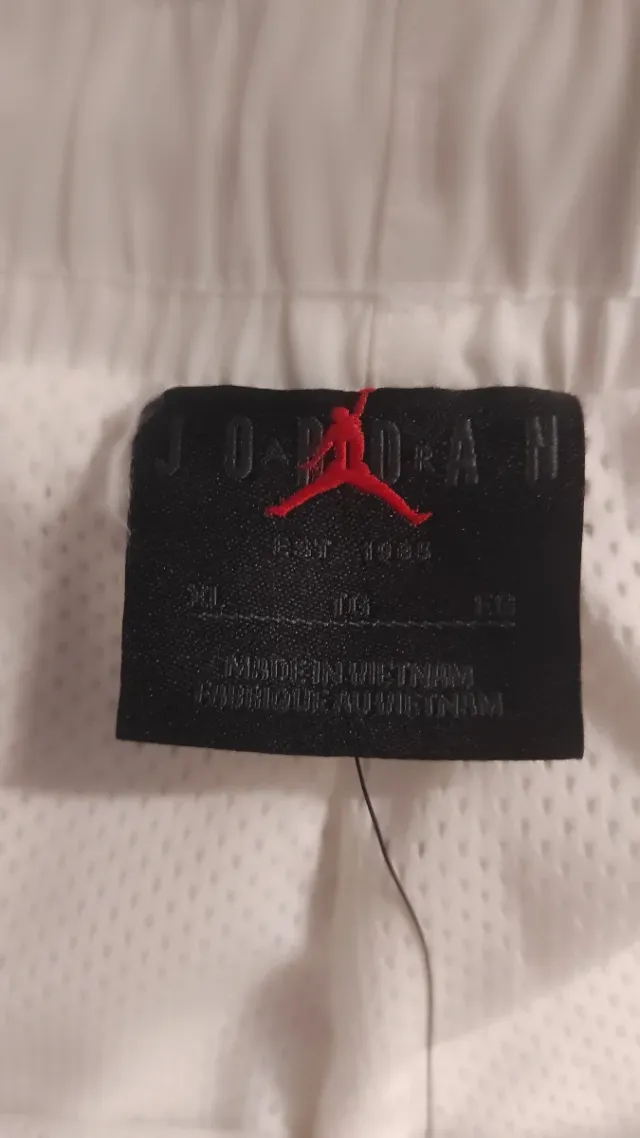 Pantaloncini Jordan bianchi taglia XL