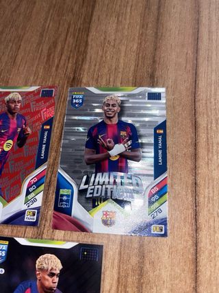 Lote 3 cromos Lamine Yamal FIFA 365