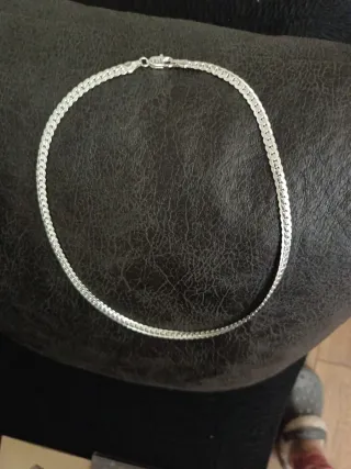 Cadena Plata 45cm Serpiente