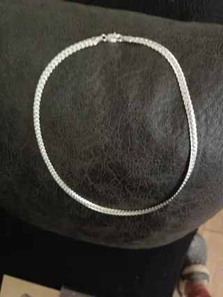 Cadena Plata 45cm Serpiente