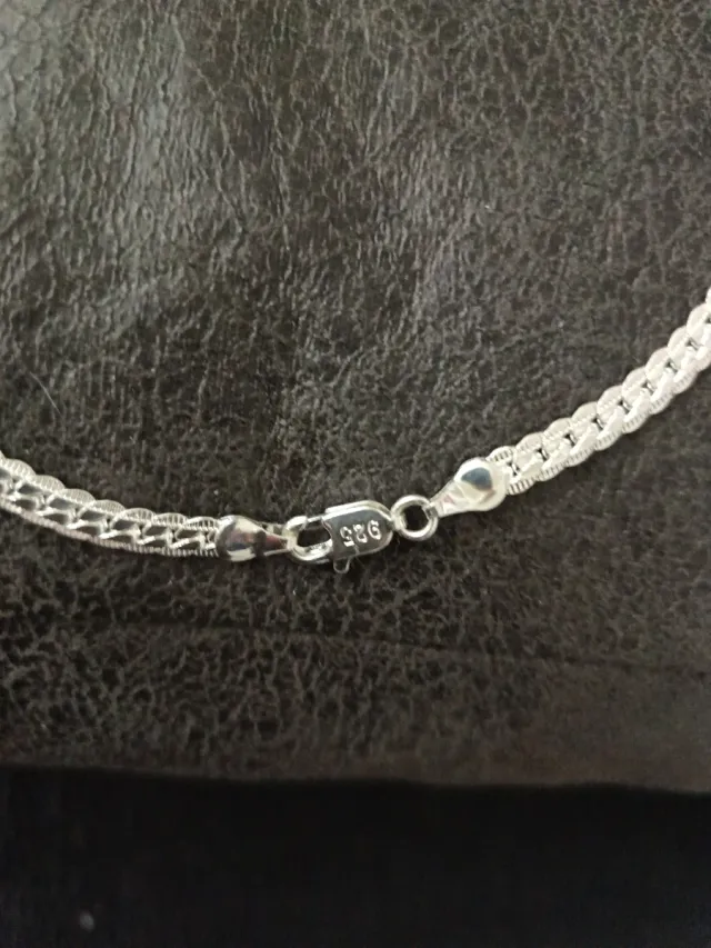 Cadena Plata 45cm Serpiente