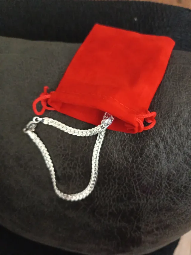 Cadena Plata 45cm Serpiente