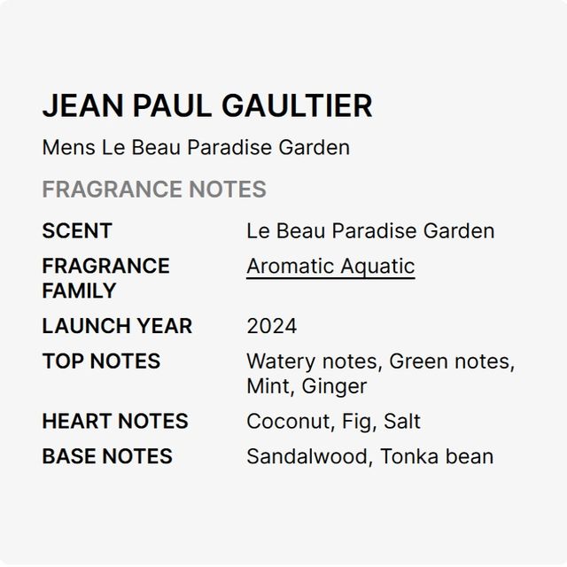 Jean Paul Gaultier Le Beau Paradise Garden 75ml