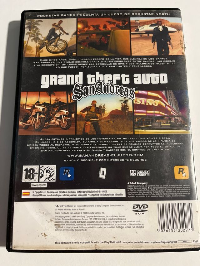 GTA San Andreas PS2