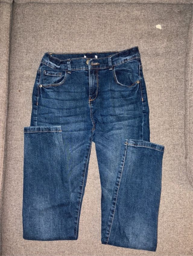 Pantalón Jean Zara Niña Azul