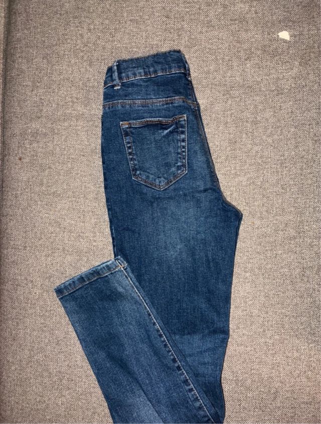 Pantalón Jean Zara Niña Azul