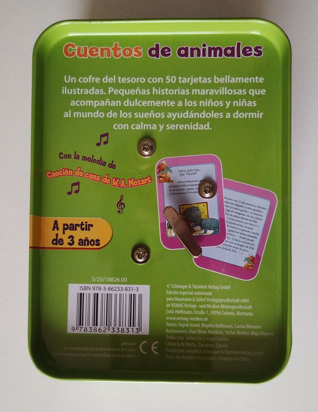 Cuentos Animales para Dormir Musical. Más 3 años