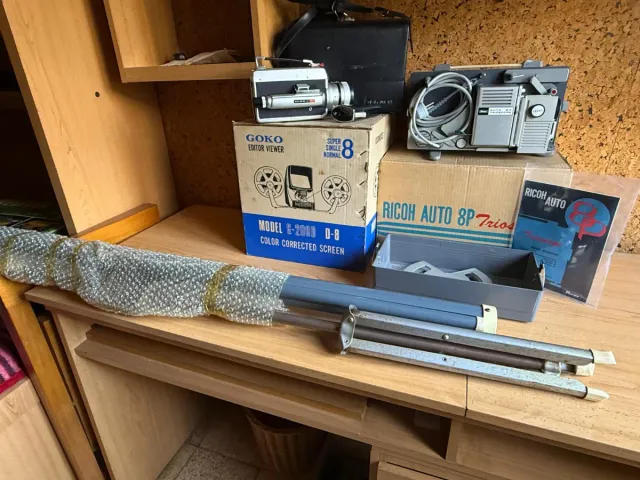 Equipo Super 8 Goko y Ricoh