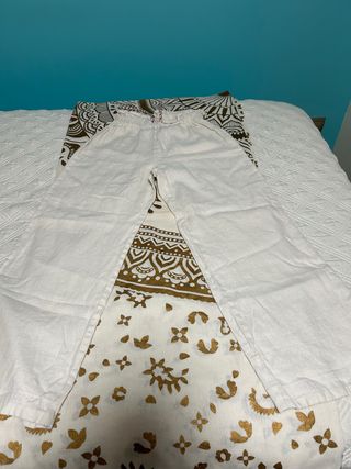 Pantalones de lino para niña