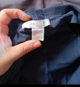 Pantalón vaquero premamá azul