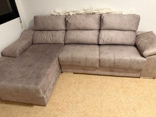Sofá chaise longue 3 plazas con canapé