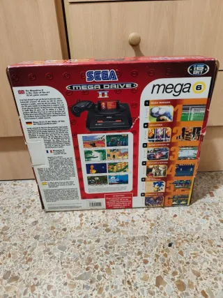 Sega Mega Drive 2 (MD2) Consola Negra