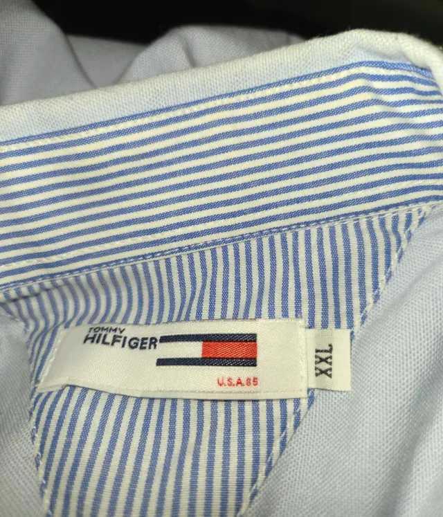 Camisa Tommy Hilfiger azul claro