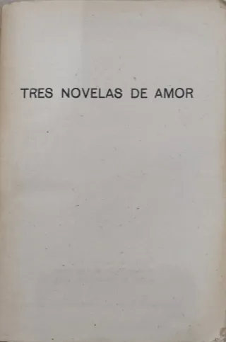 3 novelas de amor