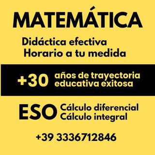 TUTORÍAS DE MATEMÁTICA