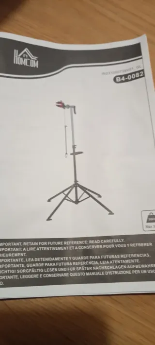 Soporte Reparación Bicicleta HOMCOM Ajustable