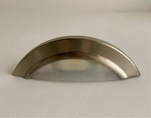 Apliques de pared Inox y cristal