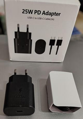 Cargador Rápido compartible Samsung 25W USB-C